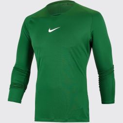 Компрессионный лонгслив Nike Park First Layer LS (зеленый)